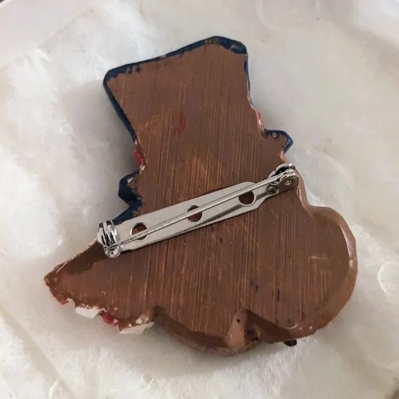 Eddie Walker Midwest Of Cannon Falls Patriotic Bear Pin Brooch - Picture 3 of 3